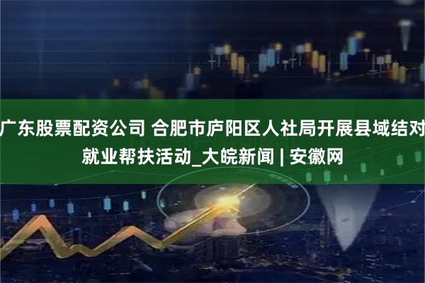 广东股票配资公司 合肥市庐阳区人社局开展县域结对就业帮扶活动_大皖新闻 | 安徽网